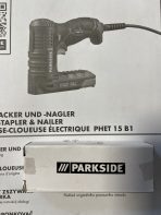 Скоби за такер Parkside PHET 15 B1 Лидл